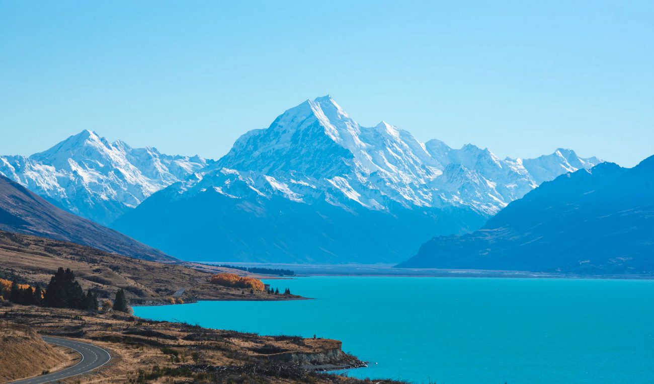Lake pukaki in Neuseeland