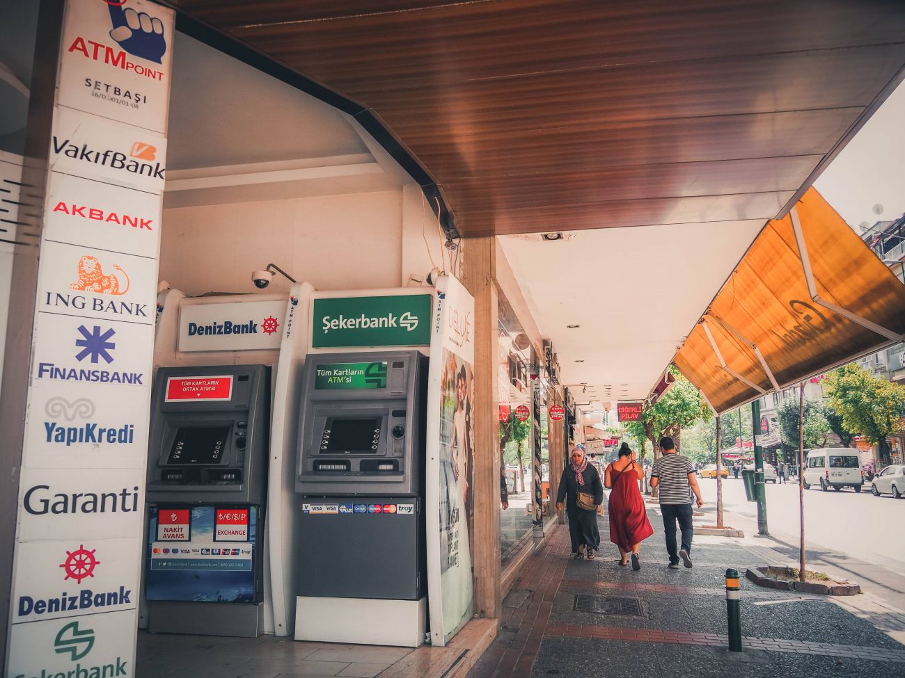 Geldautomaten (ATM) in der Türkei